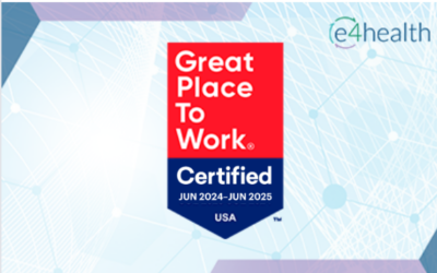 e4health Recognized as a 2024-2025 Great Place To Work™