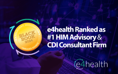 e4health Ranked as #1 HIM Advisory and CDI Consultant Firm by Black Book Market Research